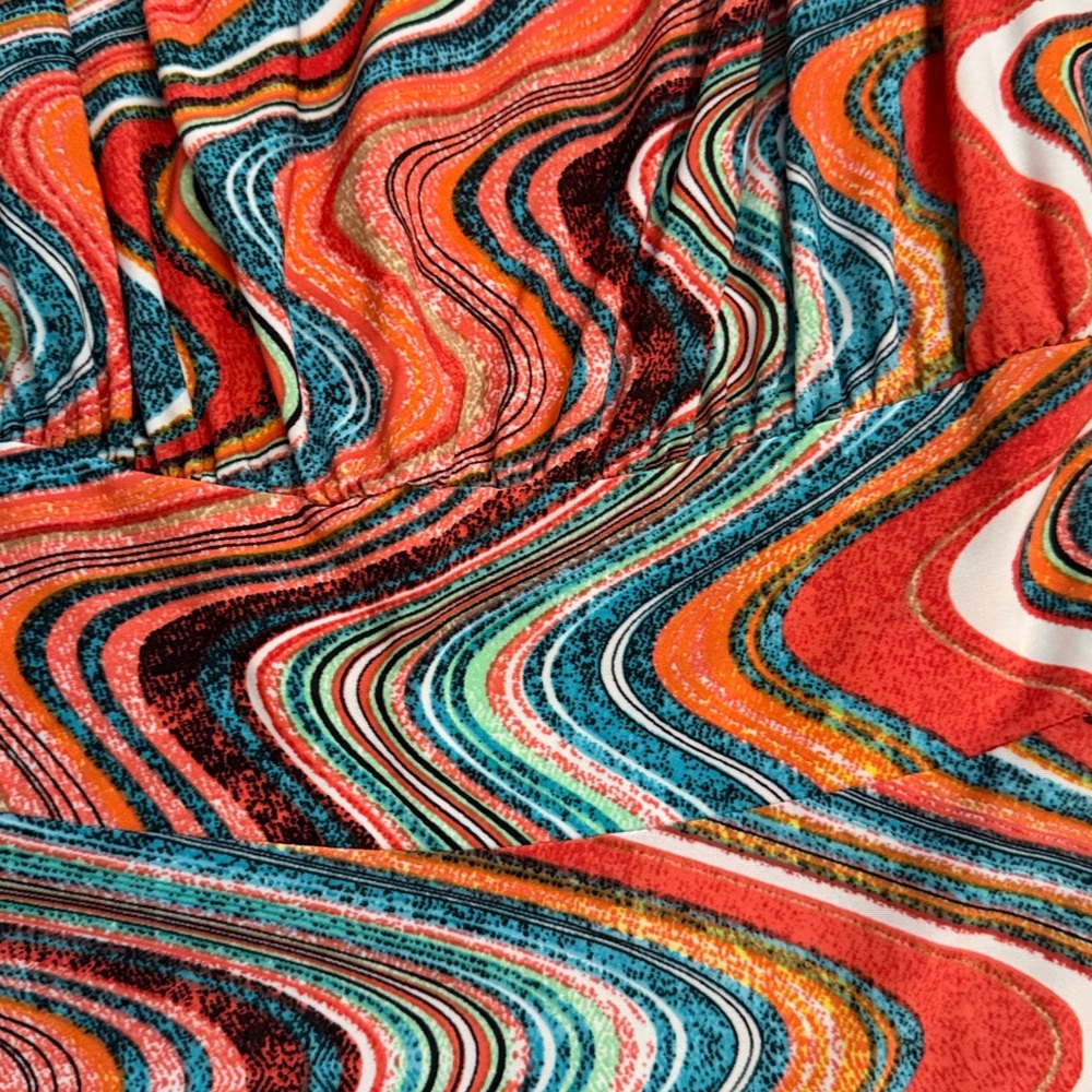 Veronica M Multicolor Swirl Dress